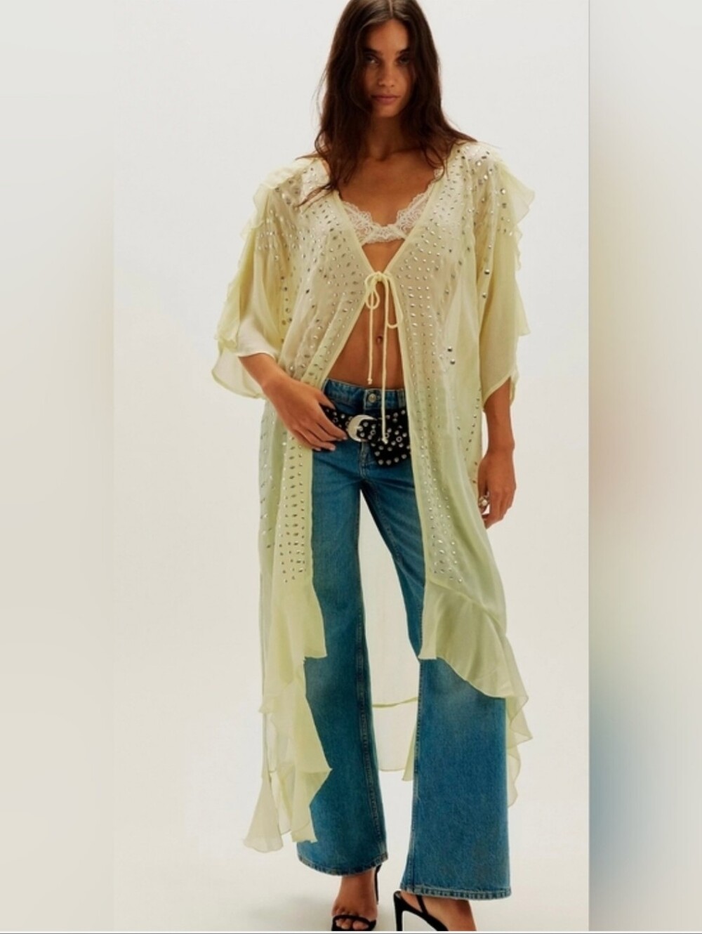 NWT Free People So Billie Studded Duster
